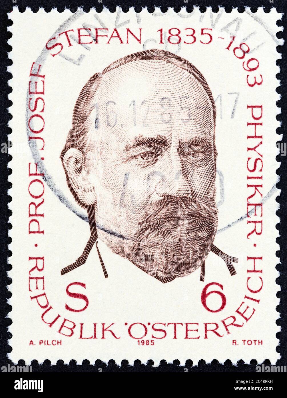 AUSTRIA CIRCA 1985 A stamp printed in Austria issued for the 150th