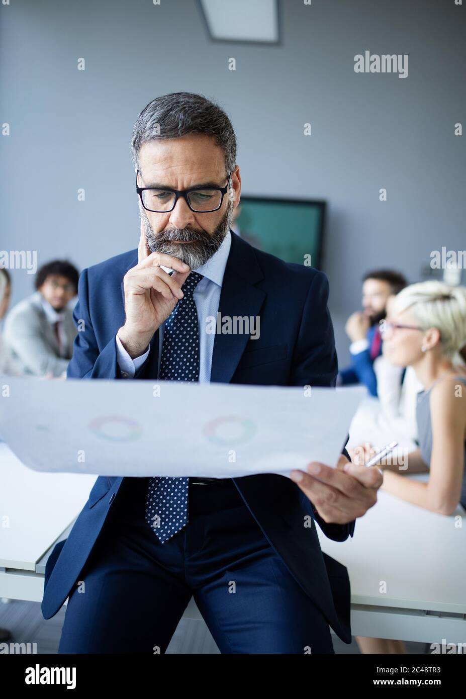 Successful investment advisor businessman hi-res stock photography and ...