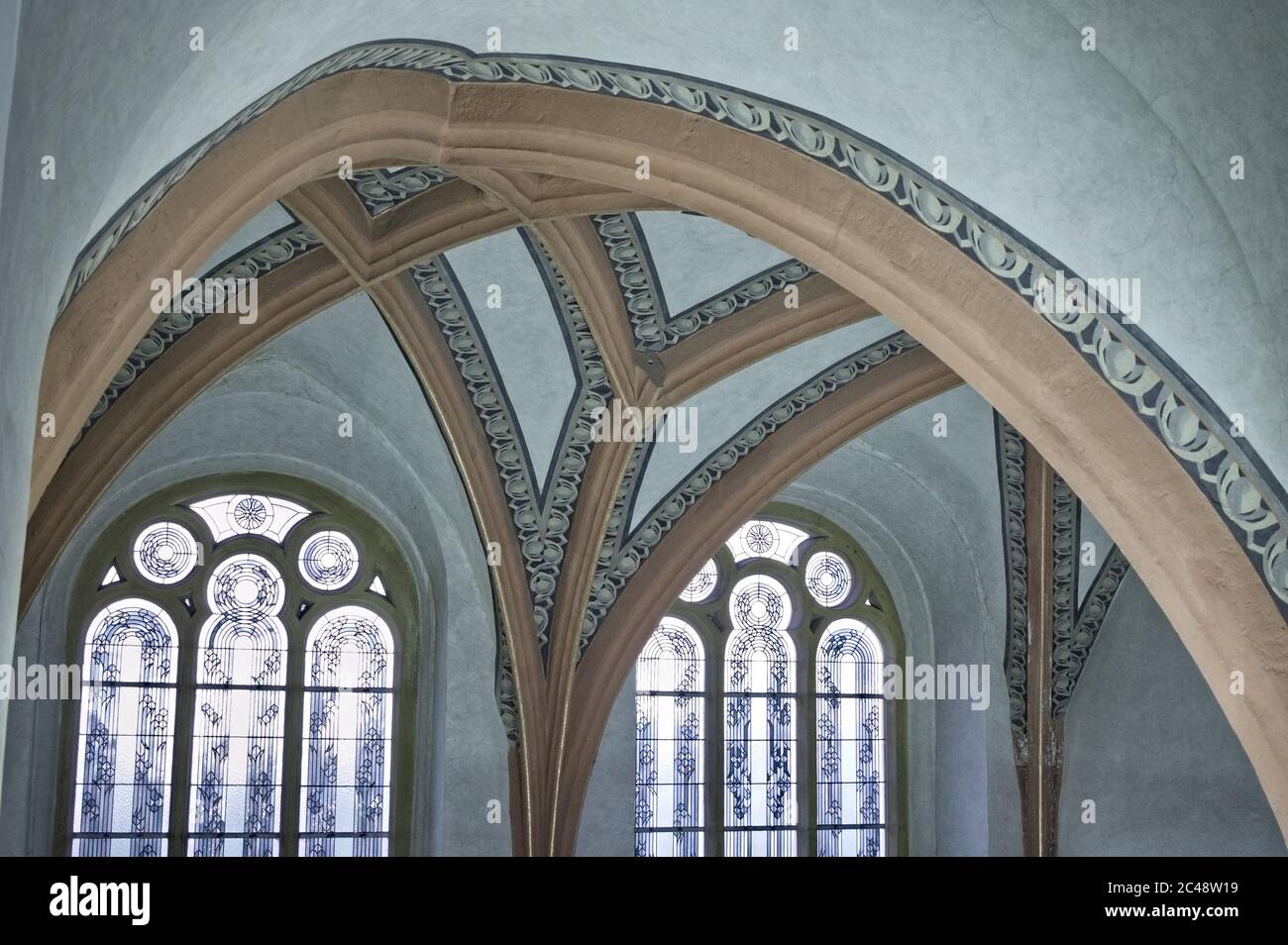 Prague, Czech Republic - 30 December 2019: the interior of the Klausen