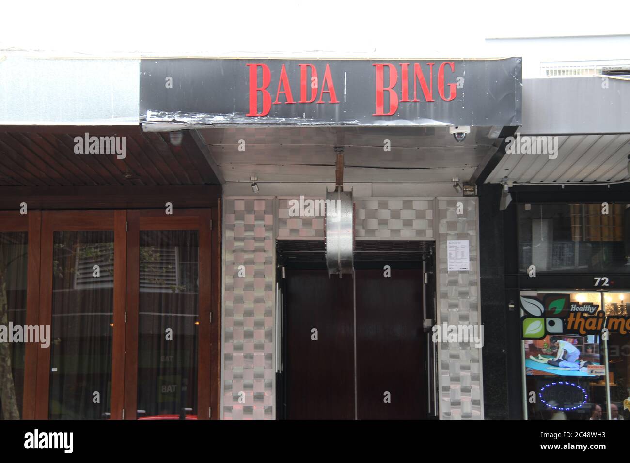 Bada Bing nightclub on Darlinghurst Road in Sydney’s Kings Cross. Stock Photo