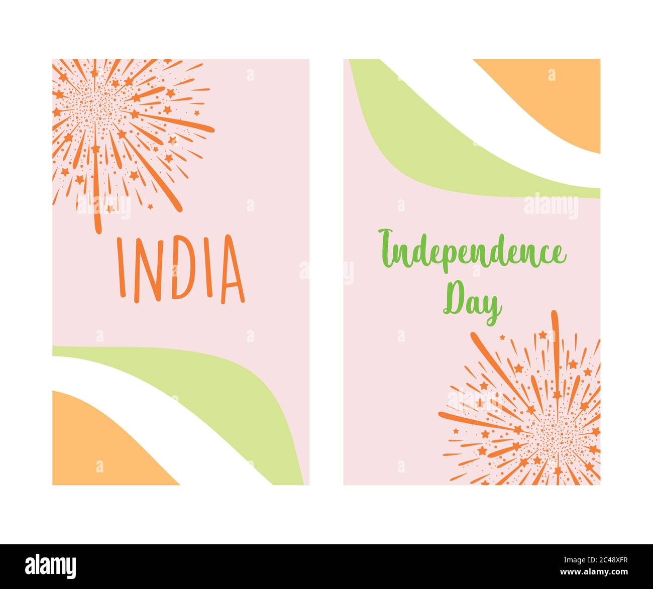 happy independence day india, fireworks flag national patriotic banner ...