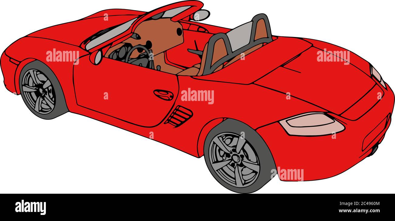 red sports car vector Stock Vector Image & Art - Alamy