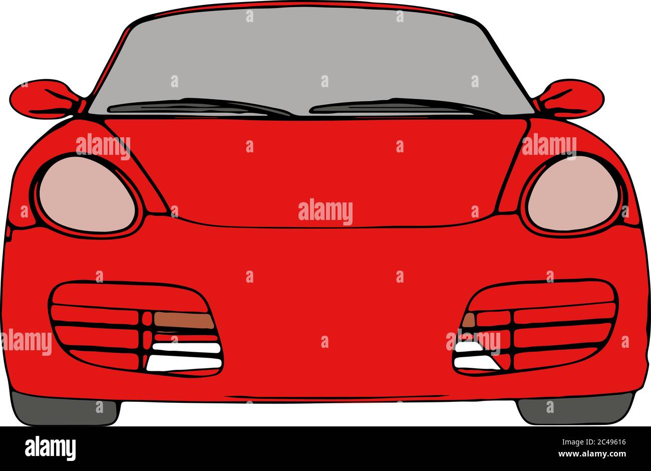 red sports car vector Stock Vector Image & Art - Alamy