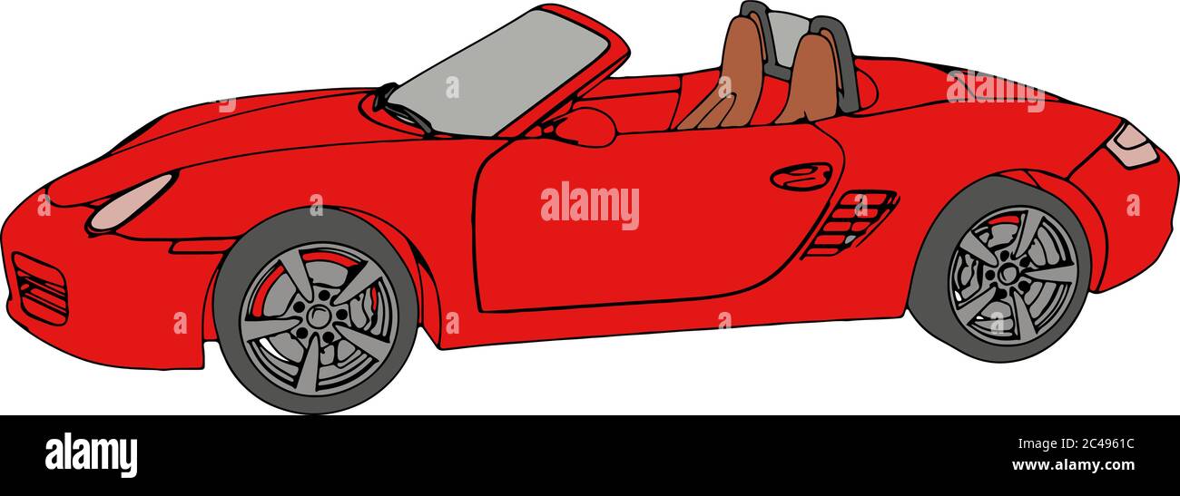 red sports car vector Stock Vector Image & Art - Alamy