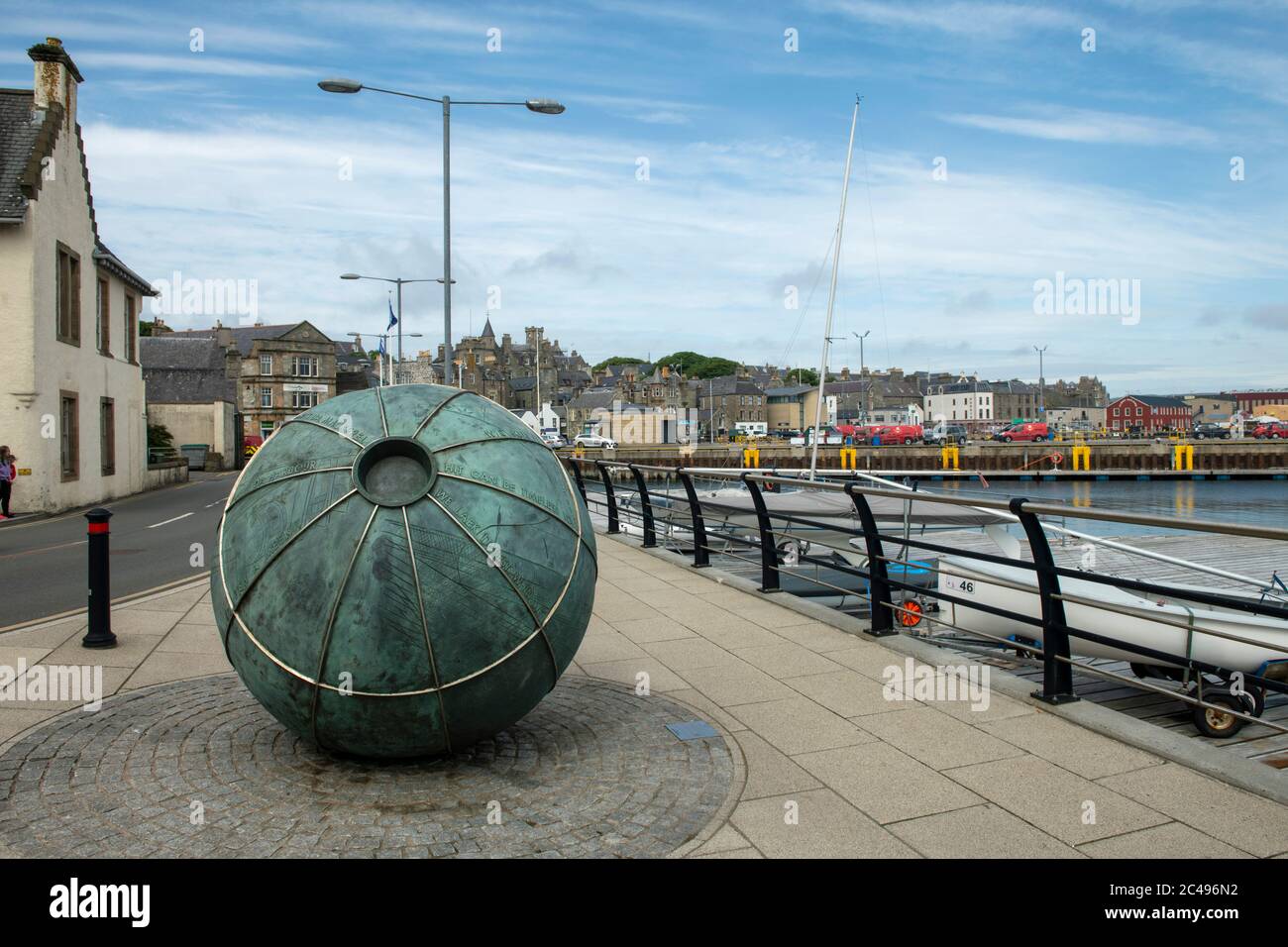 Lerwick harbour Shetland Scotland Stock Photo