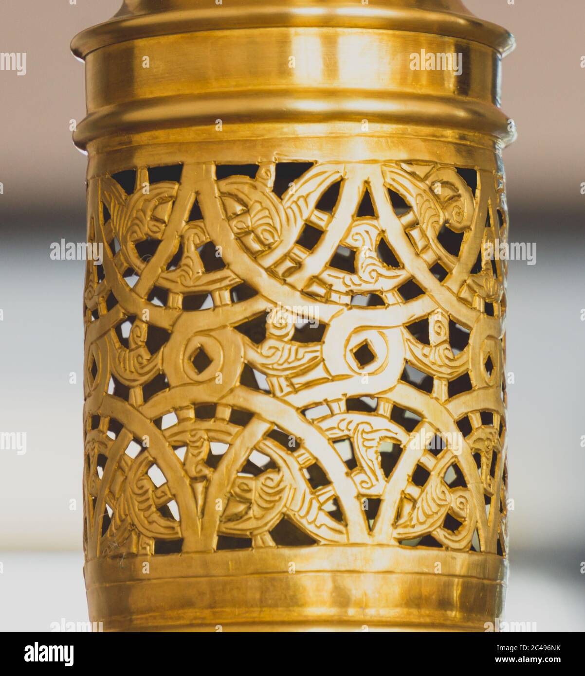 Brass hanging lamp hi-res stock photography and images - Alamy