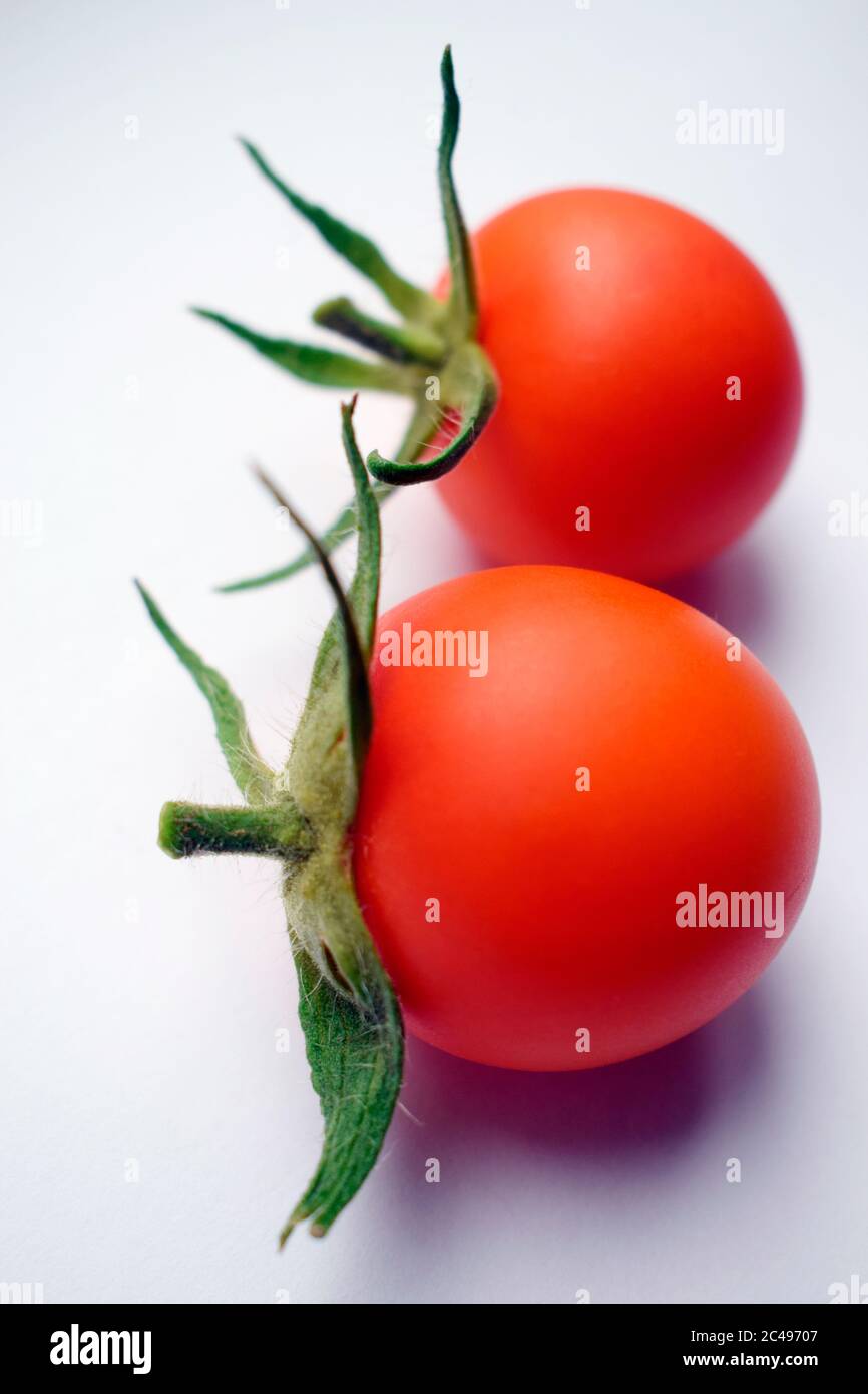 Tomato Jaune Flamme Stock Photo