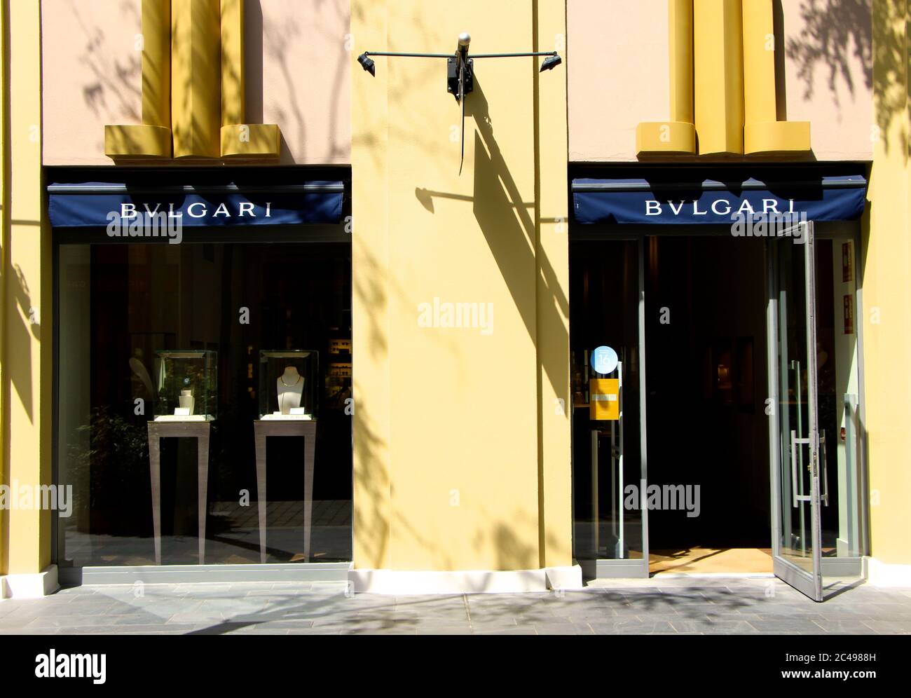 Bulgari Shop front at Las Rozas outlet shopping Madrid Spain Stock Photo -  Alamy