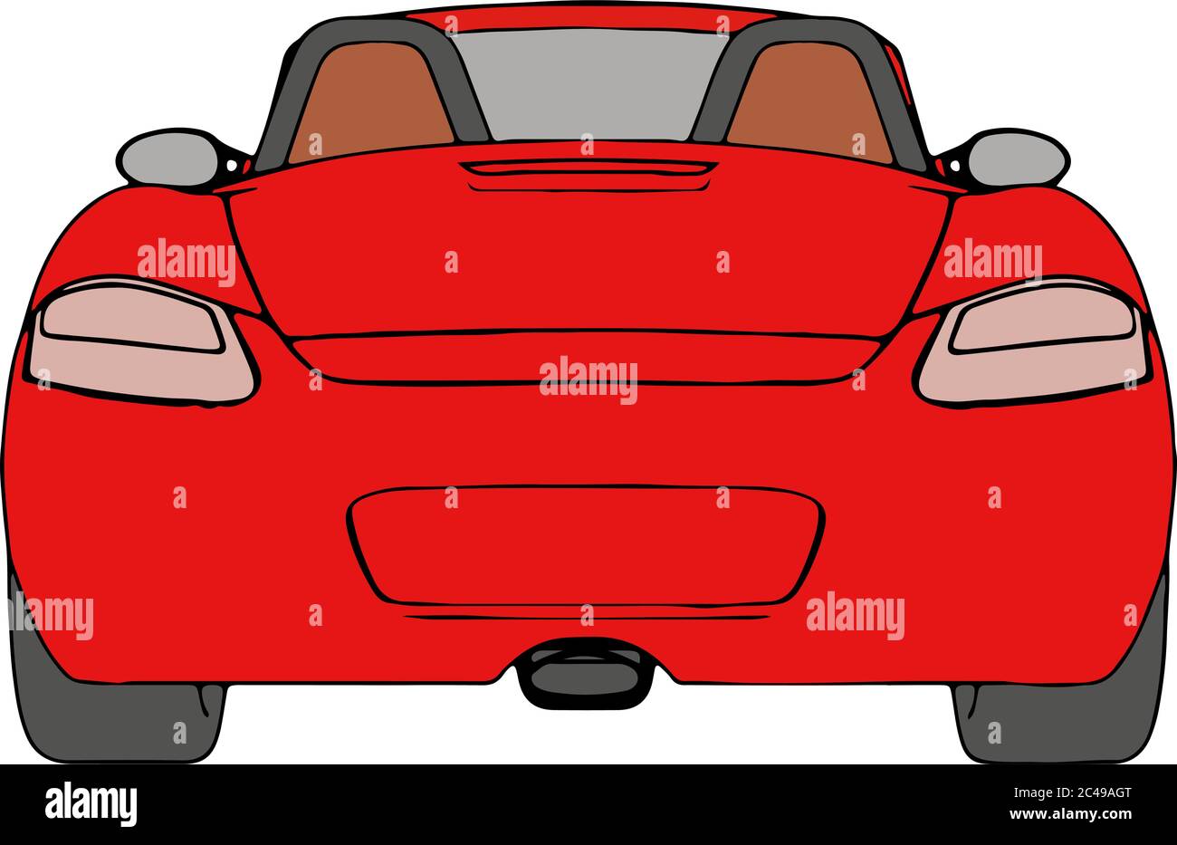 red sports car vector Stock Vector Image & Art - Alamy
