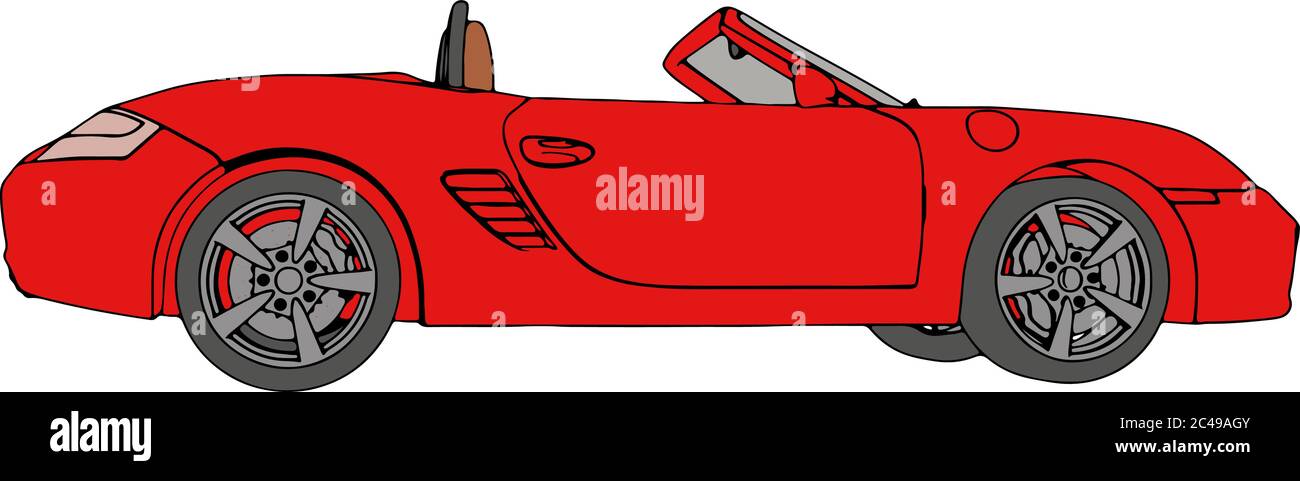 red sports car vector Stock Vector Image & Art - Alamy