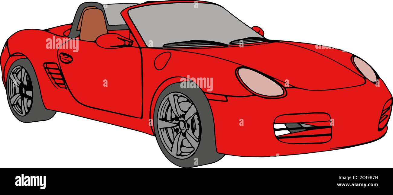 red sports car vector Stock Vector Image & Art - Alamy