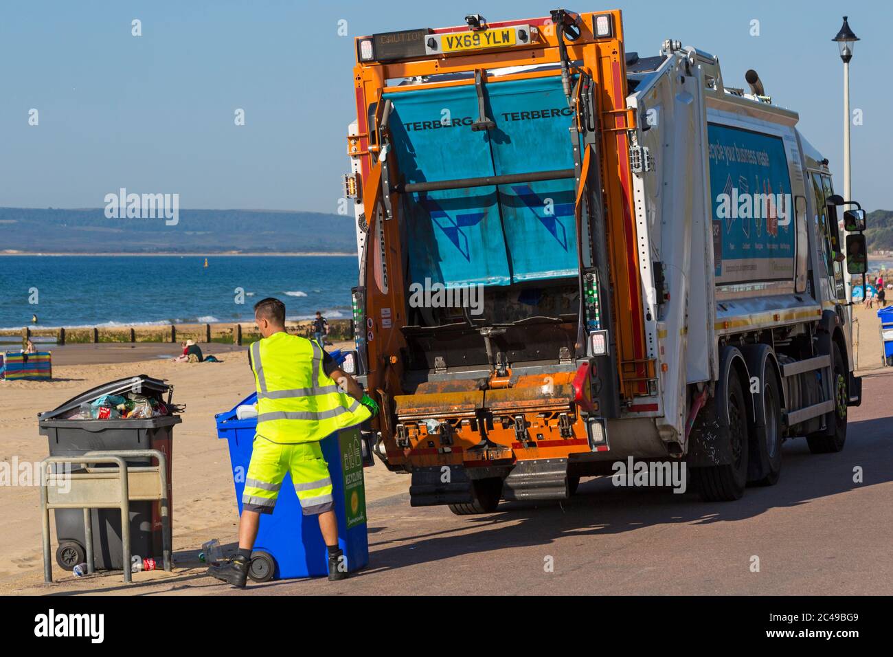 Bournemouth, Dorset UK. 25th June 2020. UK weather morning after the