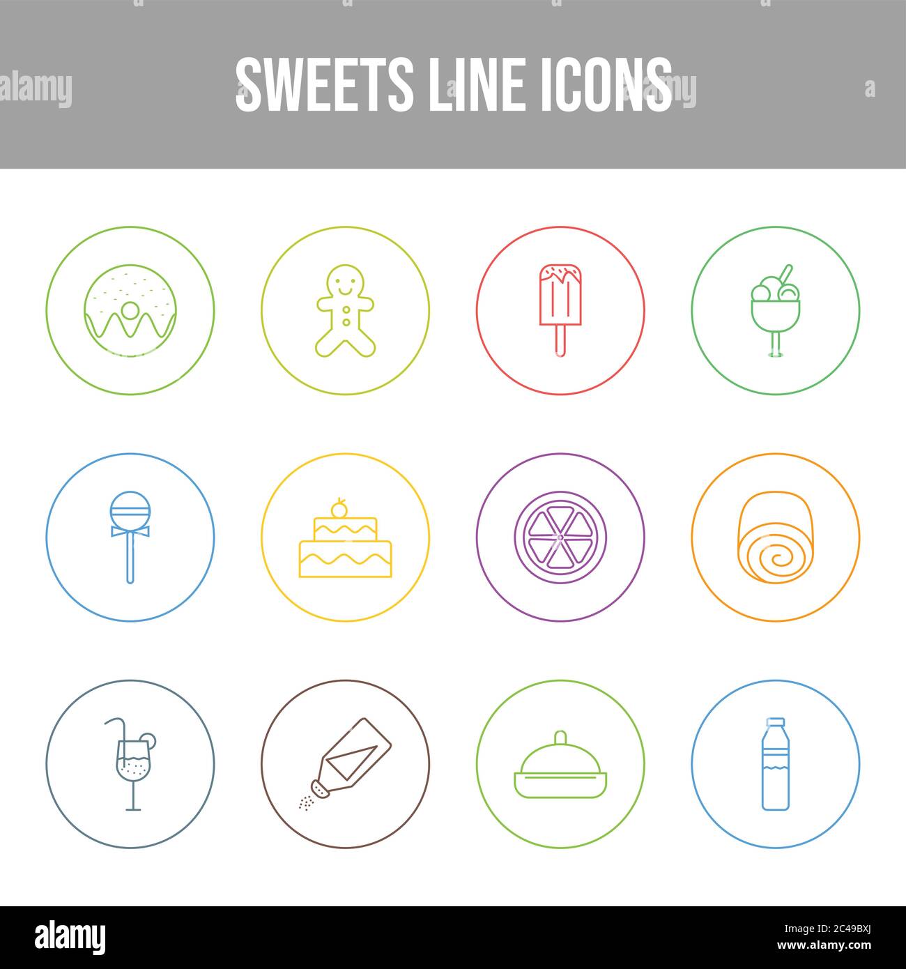 Swiss sweets Stock Vector Images - Alamy