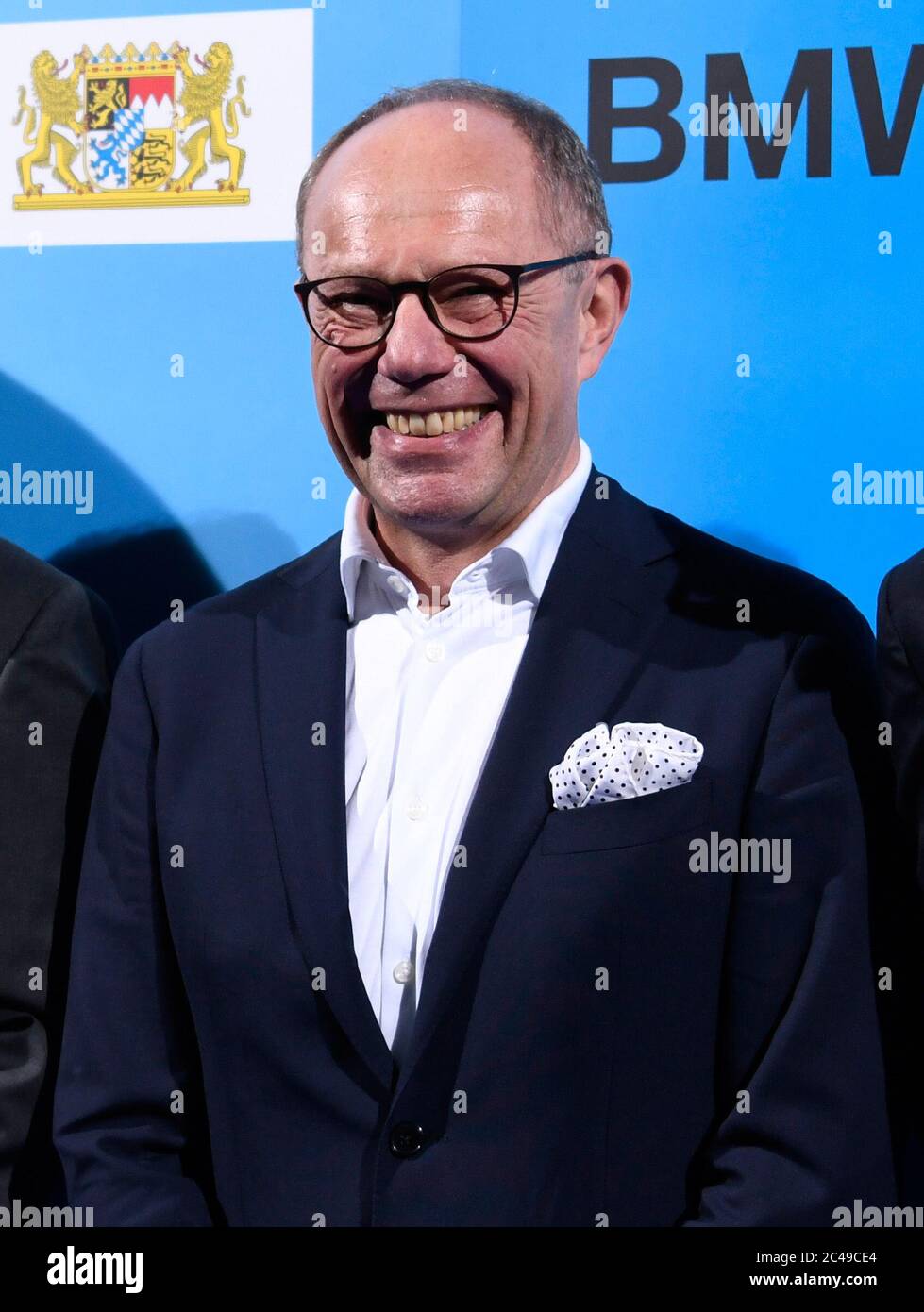 Munich, Germany. 21st July, 2018. Frank Dassler, former board member of  Adidas, is standing at the presentation of the Bavarian Sports Award at the  BMW Welt in Munich. The grandson of Puma