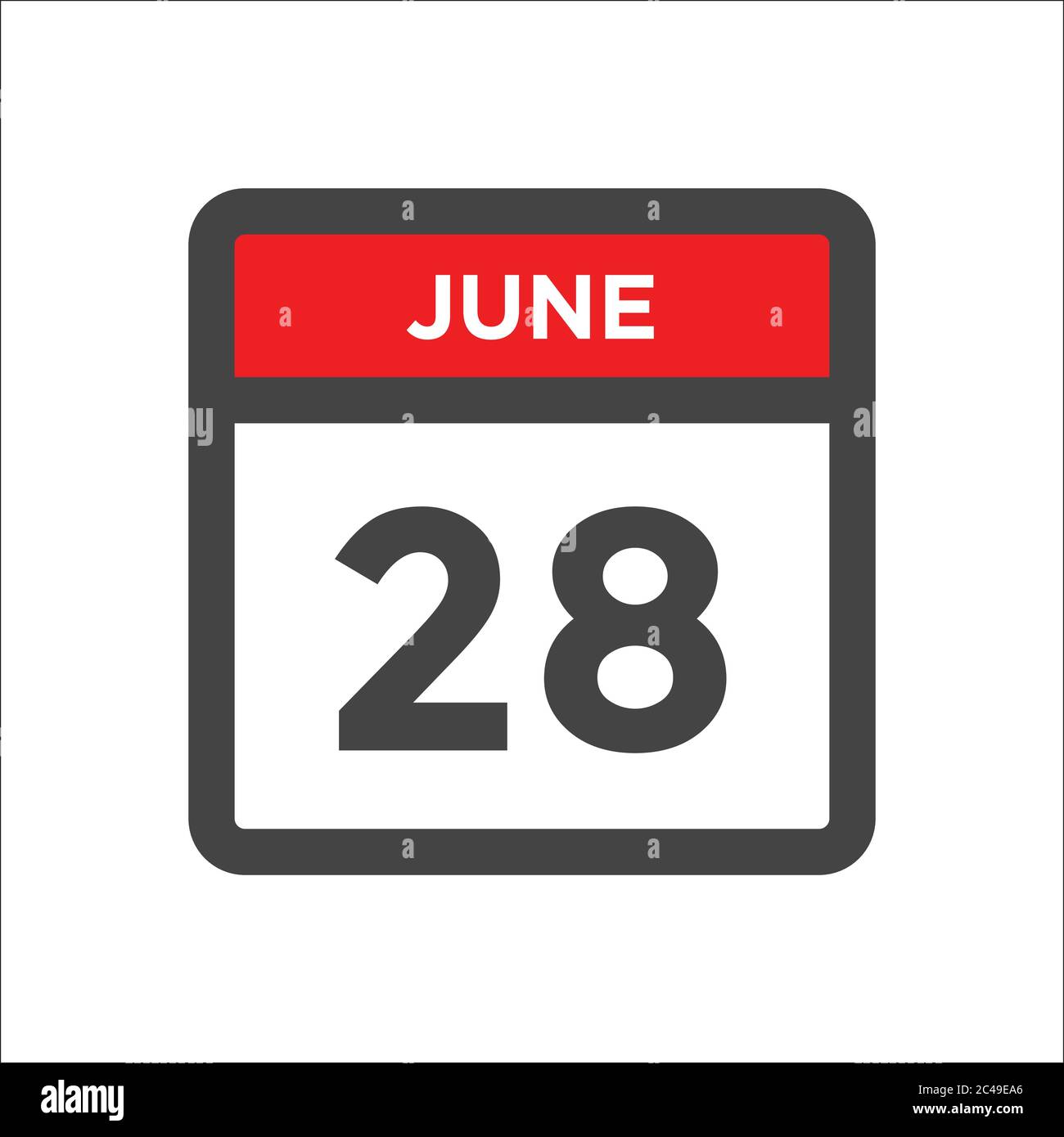 June 28 calendar icon day of month Stock Vector Image Art Alamy June 28 calendar icon day of month Stock Vector Image Art Alamy