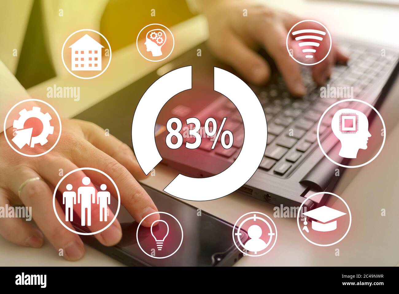 Business STEM concept. Science Technology Engineering Math education