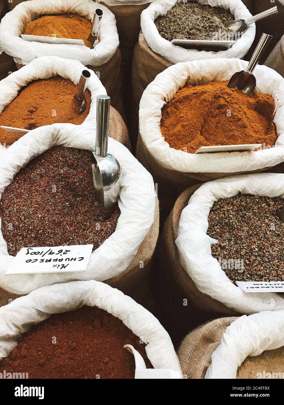 Spices and condiments Stock Photo