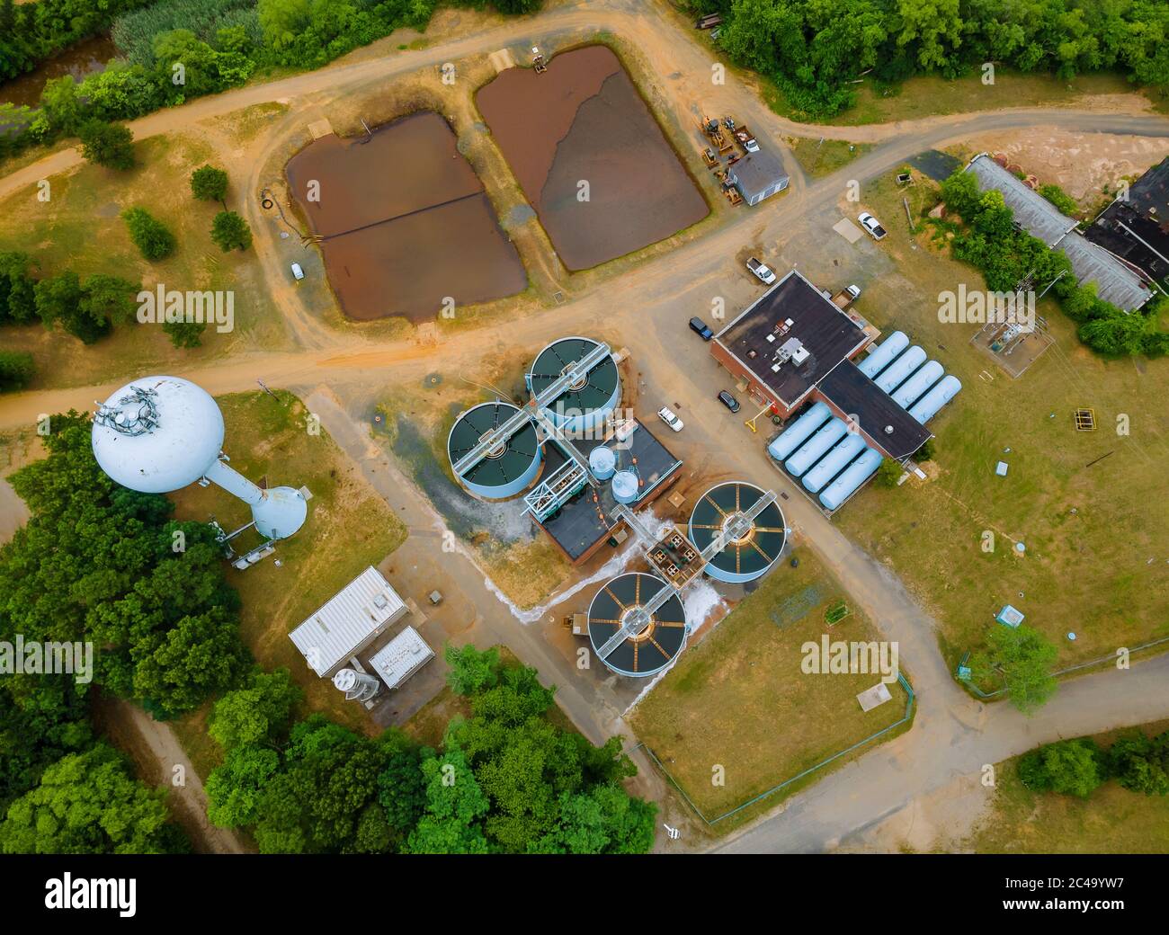 aerial-view-of-sewage-treatment-plant-water-tanks-in-the-wastewater