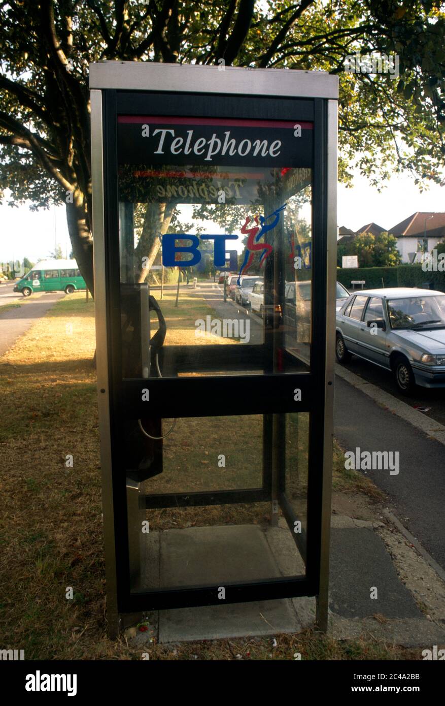 British Public Telephone Box Surrey England Stock Photo Alamy