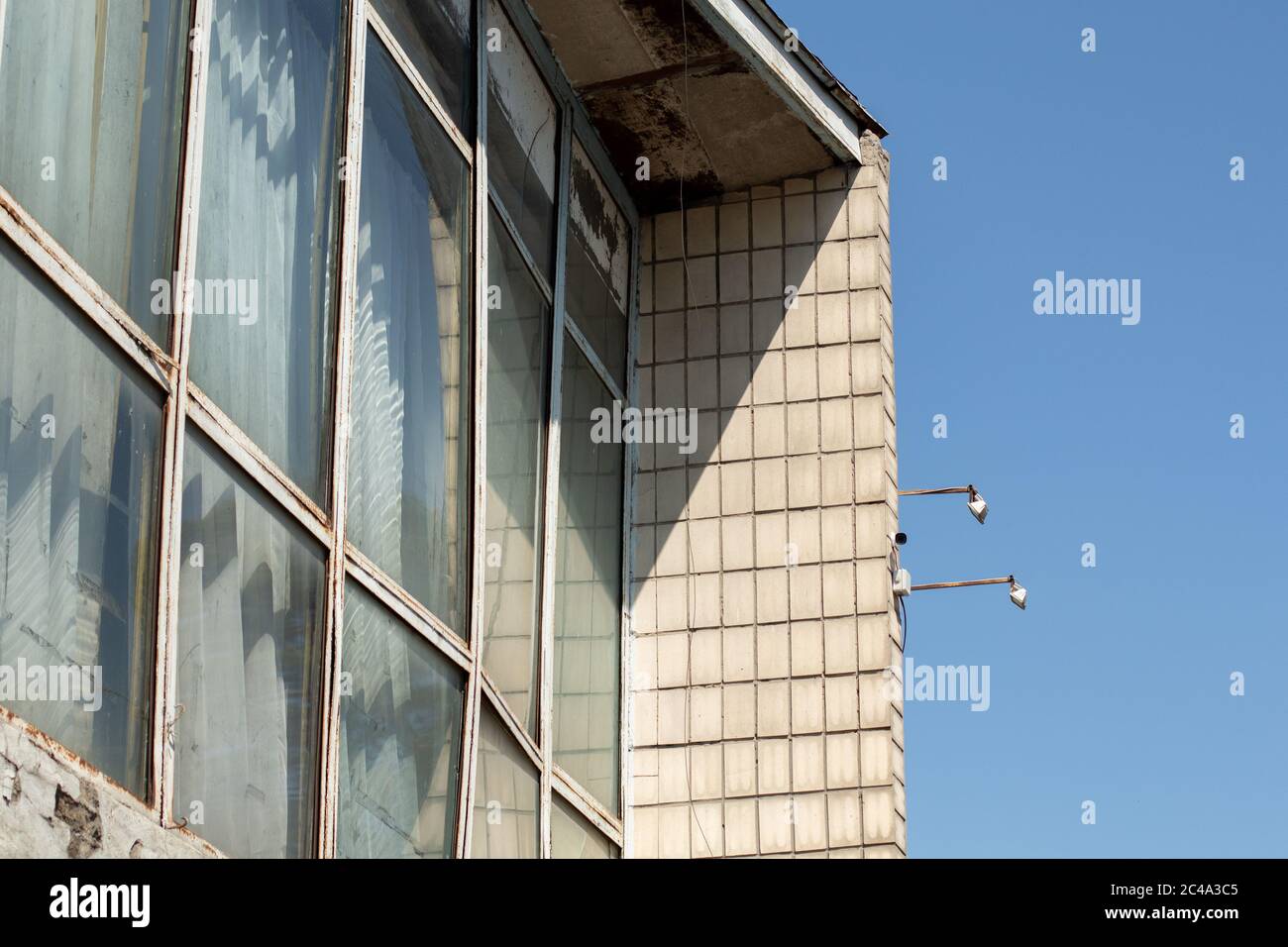 a windows of office building and blue sky Stock Photo - Alamy