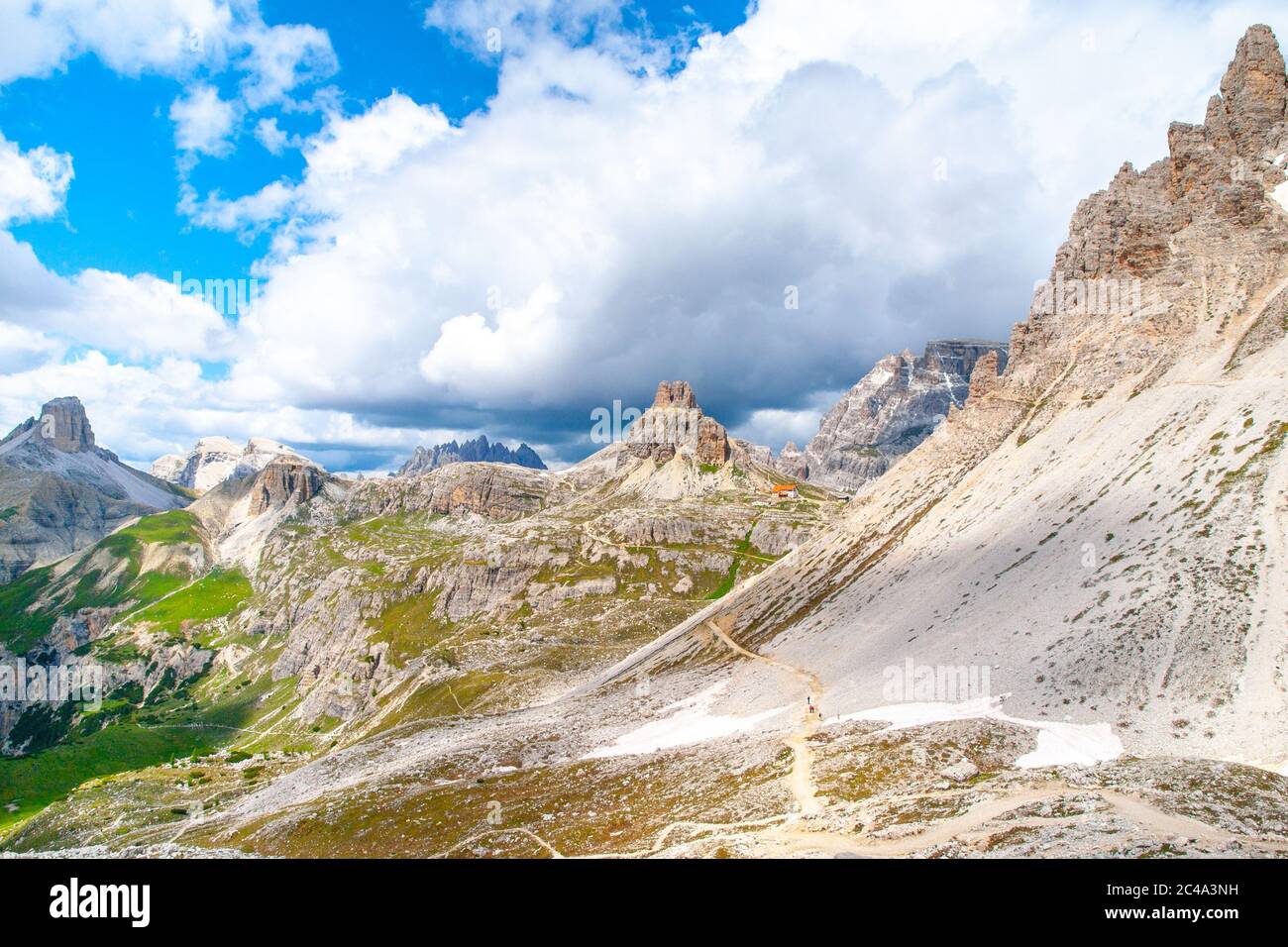 Tre Cime Hut, Aka Dreizinnenhutte Or Rifugion Antonio Locatelli With ...