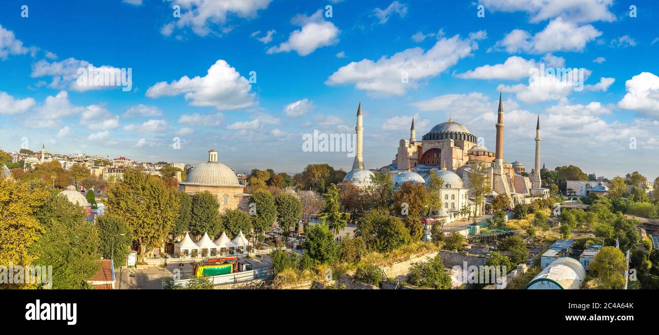 Hagia sophia exterior aerial hi-res stock photography and images - Alamy