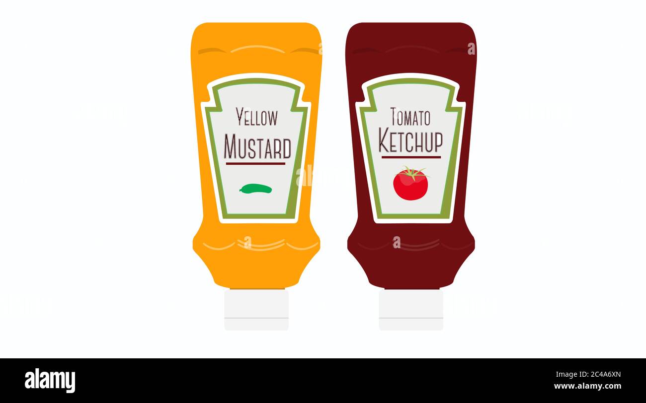 Ketchup squirt Stock Vector Images Alamy