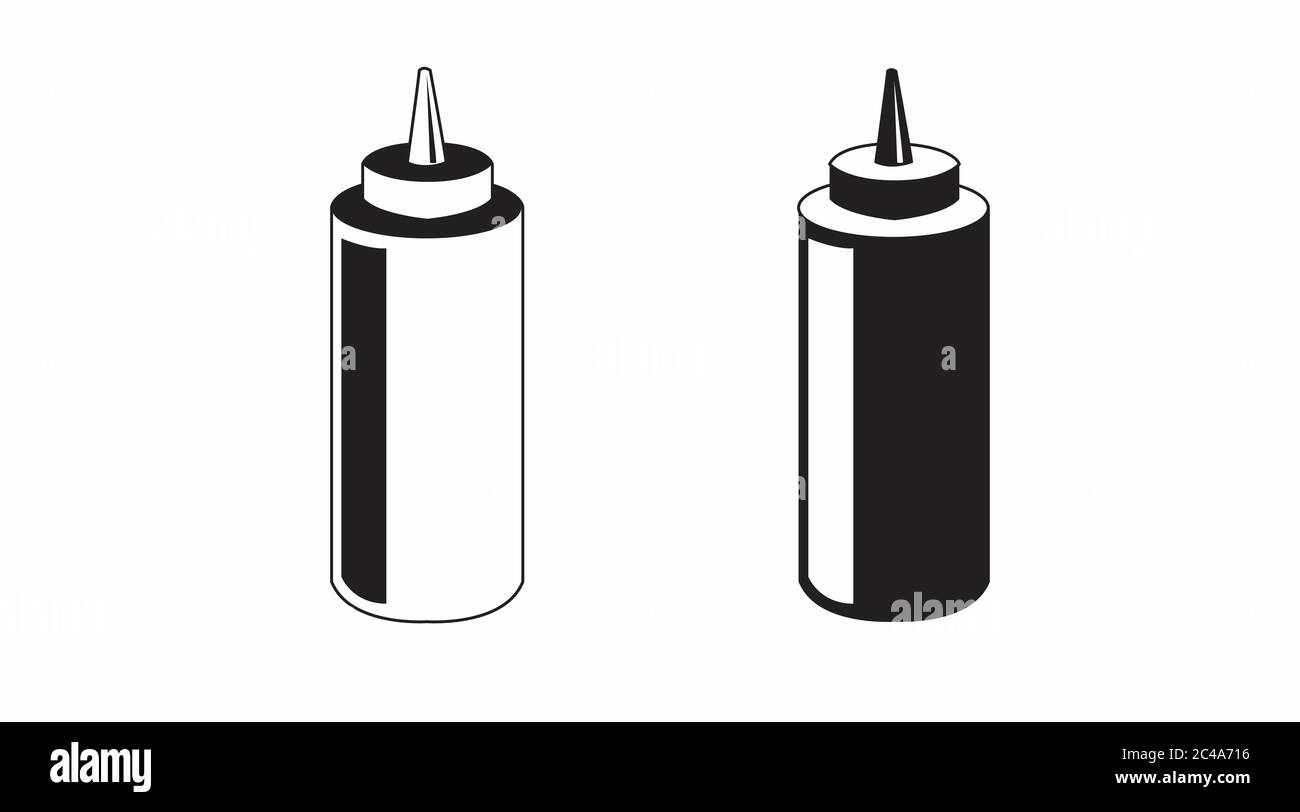 Ketchup topping Black and White Stock Photos & Images Alamy