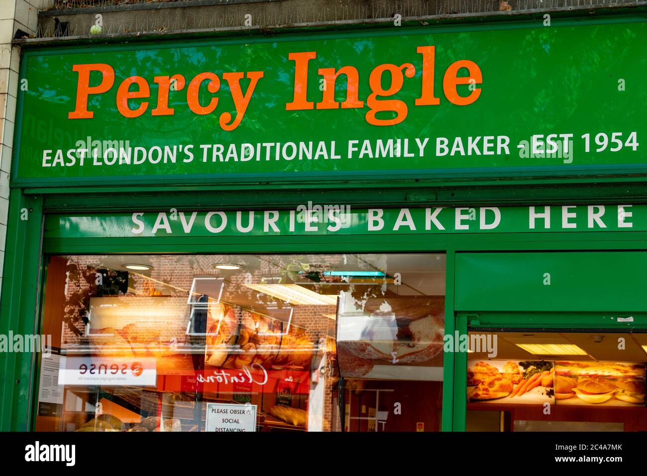 Brentwood Essex 25th June 2020 The Brentwood branch of Percy Ingle, a tradtional East End bakers for the last 66 years is closing. Credit: Ian Davidson/Alamy Live News Stock Photo