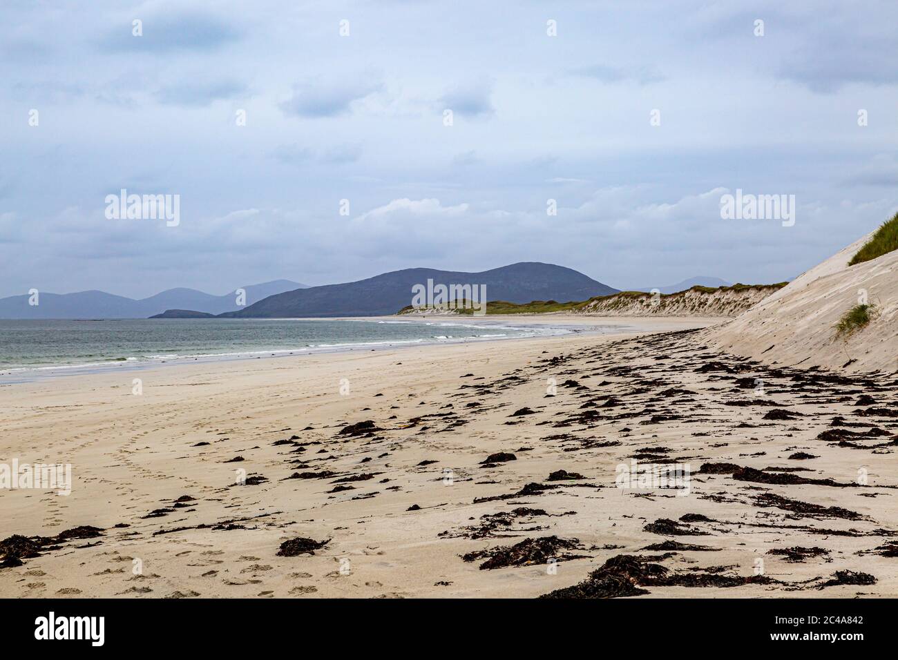 West Beach on the island of Berneray in the Outer Hebrides Stock Photo ...