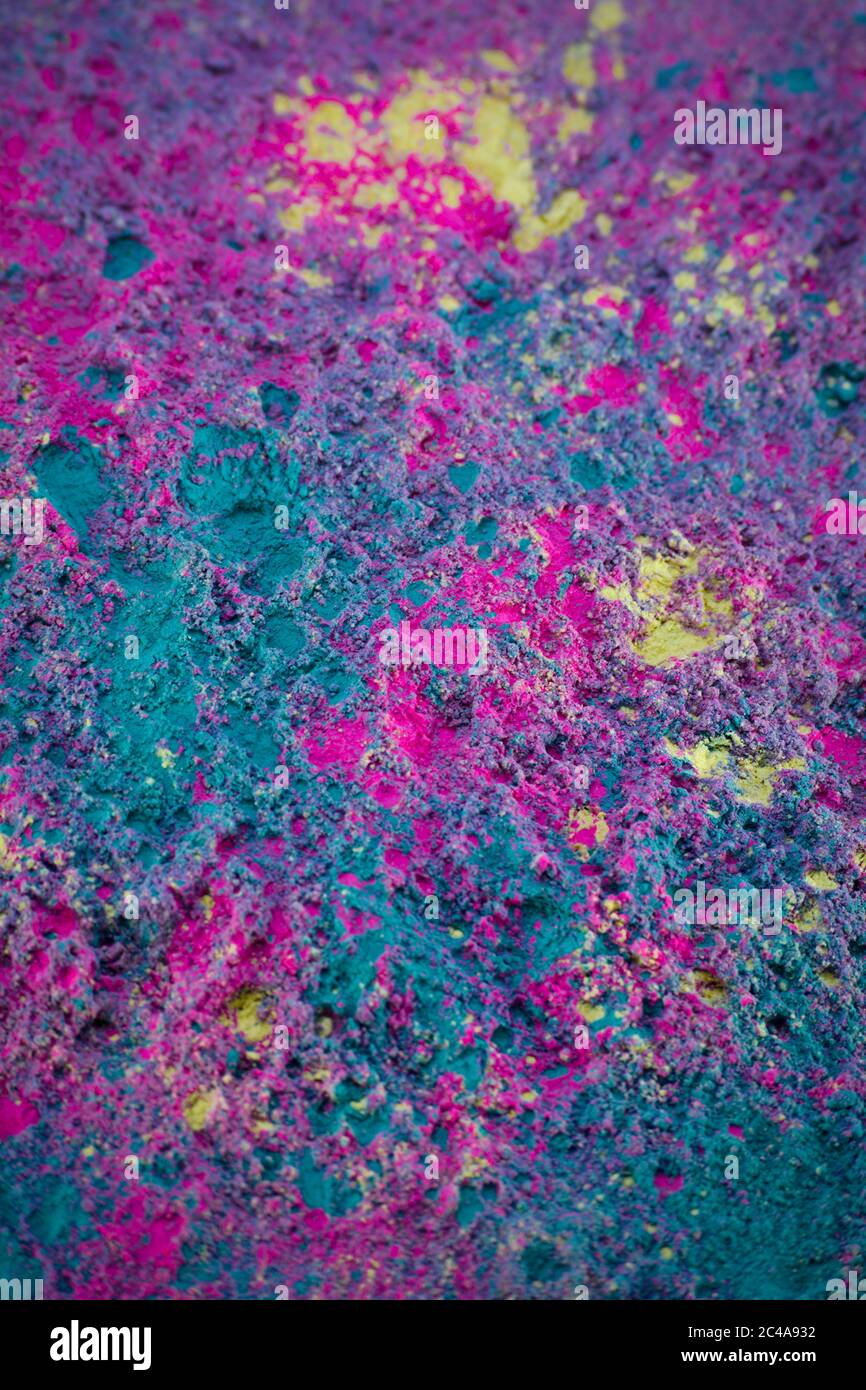 Concept indian color festival called Holi. Celebrate festival Holi. Stock Photo