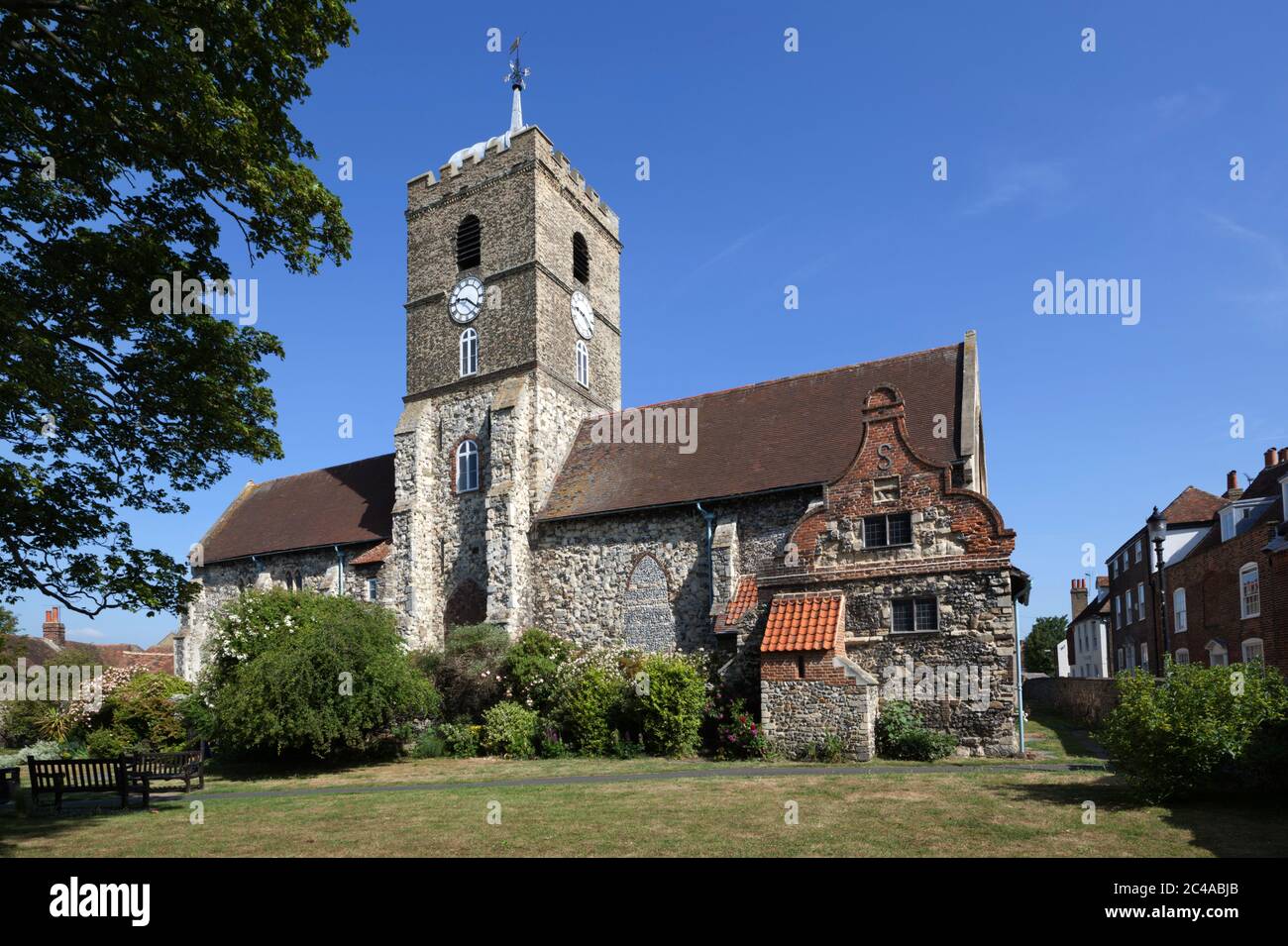 St Peter's Church, Sandwich, Kent, England, United Kingdom, Europe Stock Photo