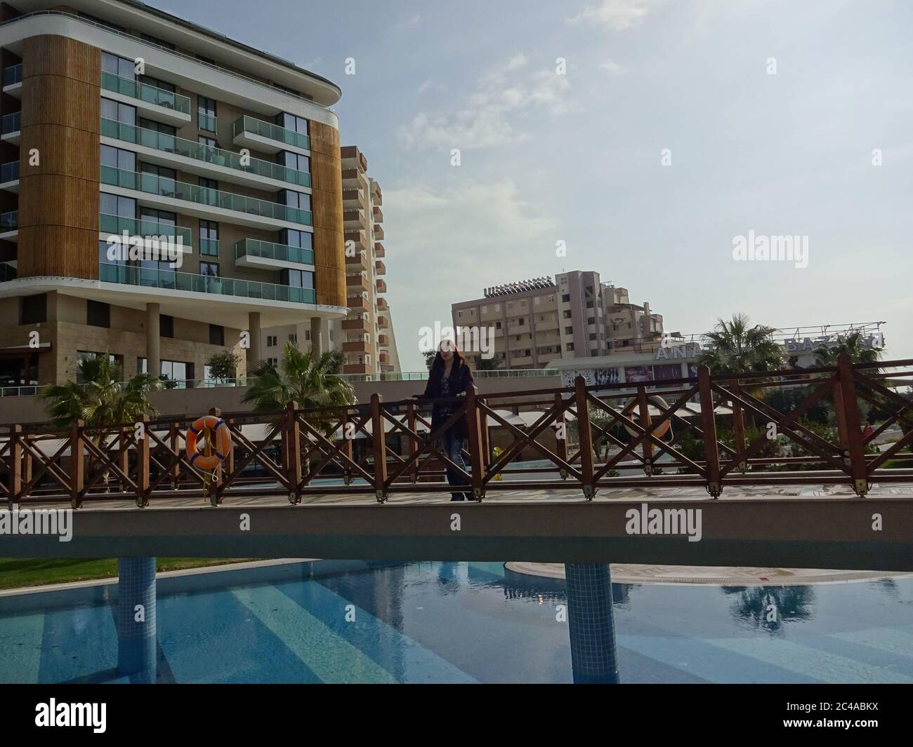 Turkish Riviera. A beautiful holiday in a beautiful place, the village of Lara, the surroundingarea of Antalya Stock Photo