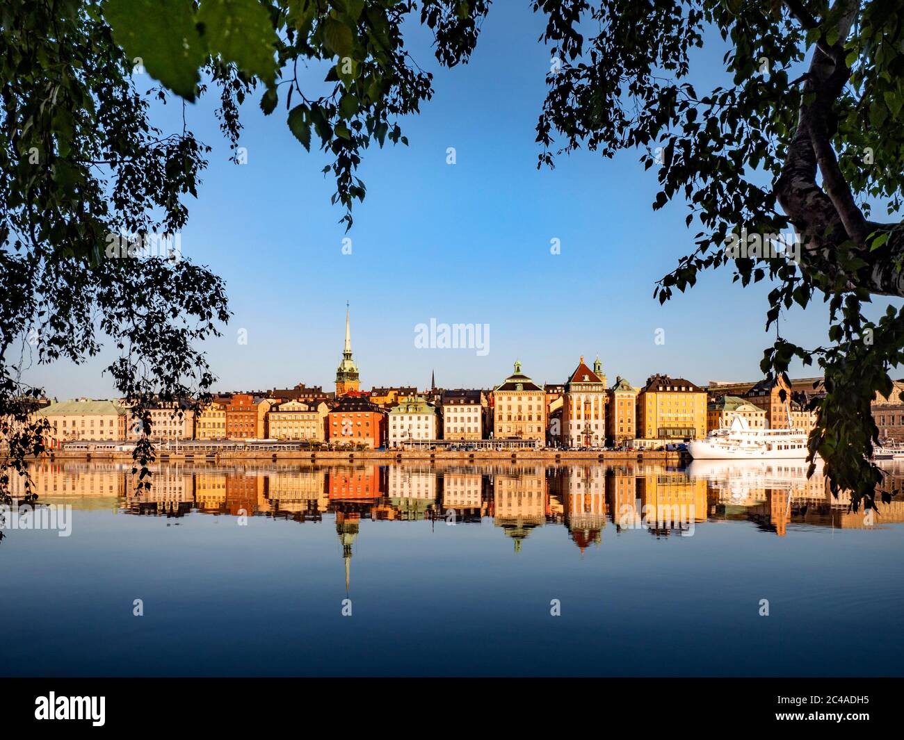 View of Stockholm Sweden early morning Stock Photo