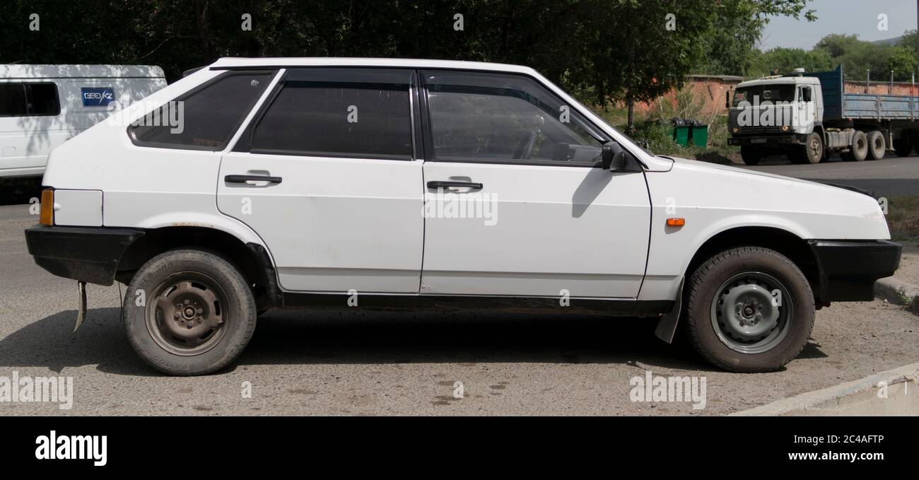 Kazakhstan, UstKamenogorsk 1 June, 2020. Car LADA Samara. Vaz 2109