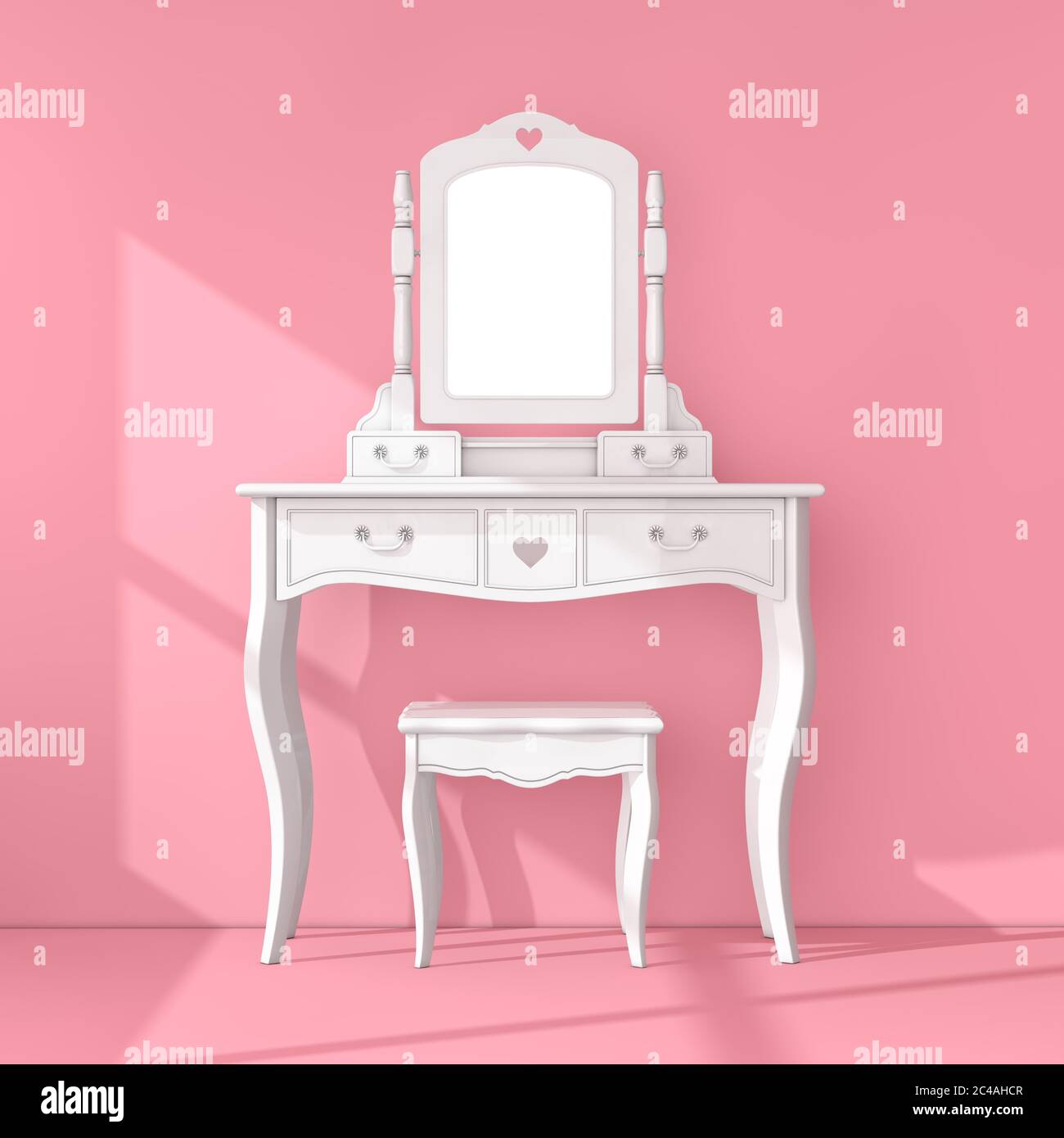 strapless open back dress White Vanity Table & Stool | Children's Furniture main image 1