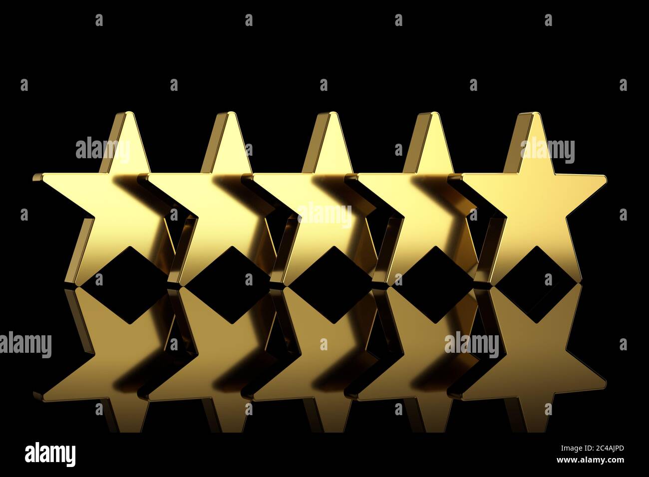 Five Gold Stars Gráfico por Blackmoon9 · Creative Fabrica