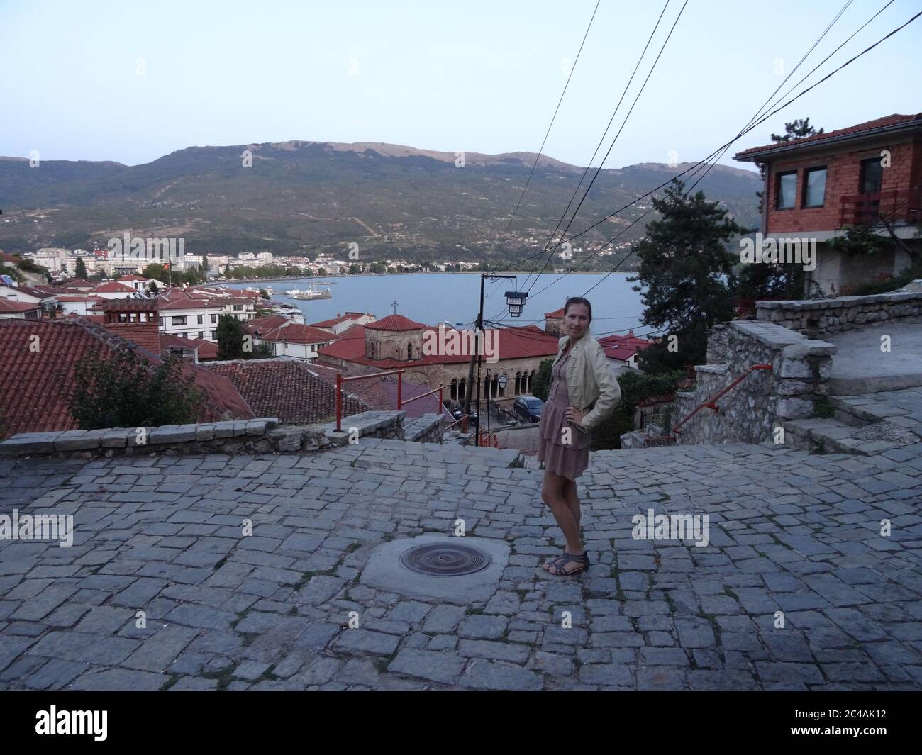 Former Yugoslav Republic Of Macedonia Ohrid A Wonderful Place For Historical And Active Tourism Lake Ohrid Stock Photo Alamy