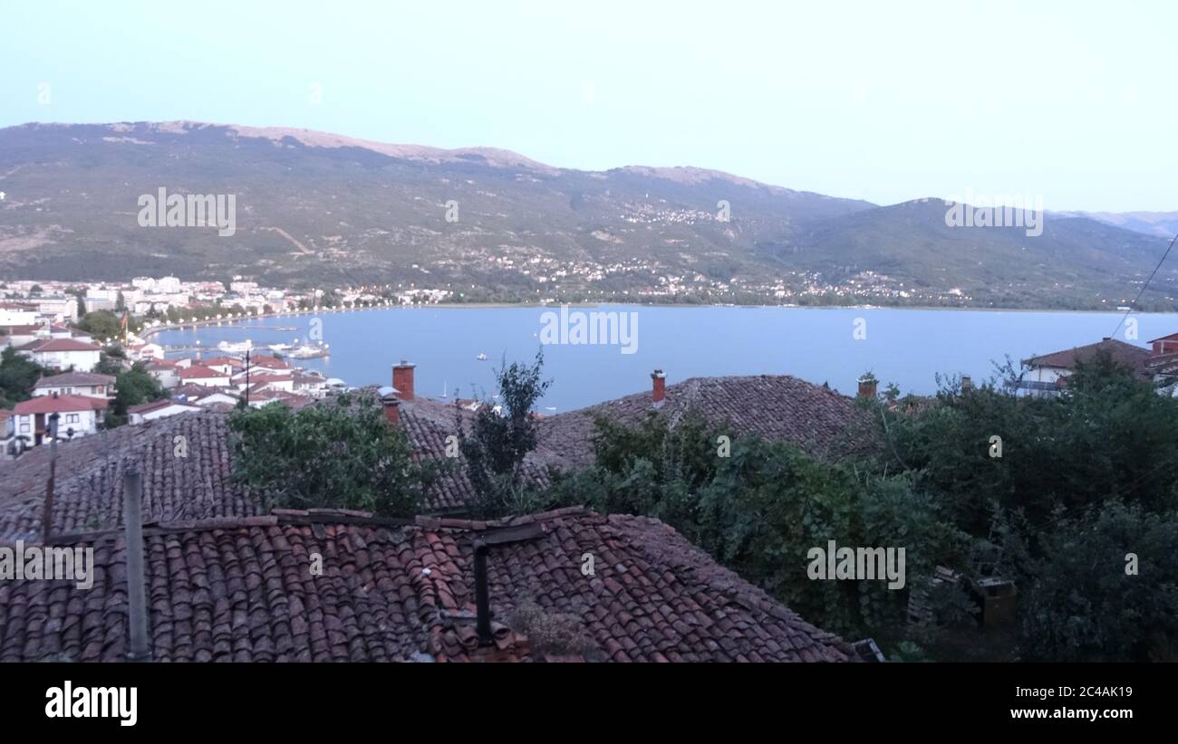 Former Yugoslav Republic Of Macedonia Ohrid A Wonderful Place For Historical And Active Tourism Lake Ohrid Stock Photo Alamy