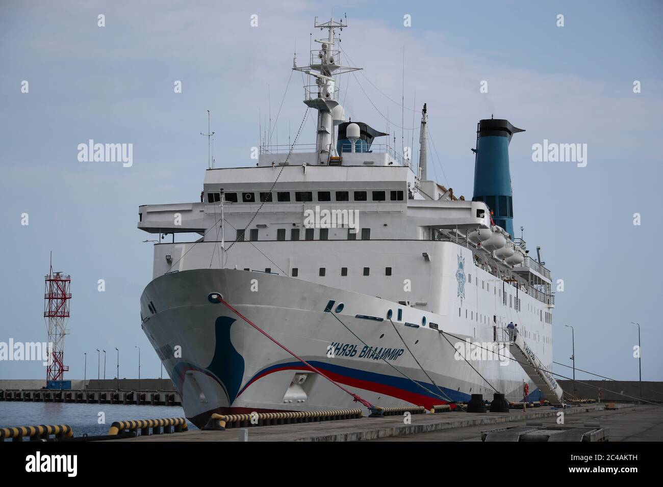 Sochi Russia 25th June 2020 A View Of The Knyaz Vladimir Count Vladimir Cruise Ship Moored At The City S Port Credit Dmitry Feoktistov Tass Alamy Live News Stock Photo Alamy