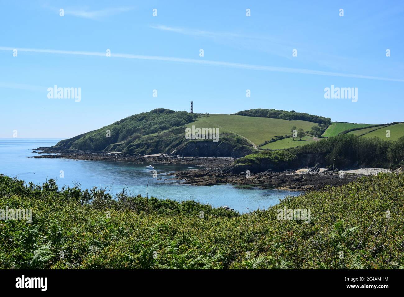 Coombe Farm/Gribben Head, Fowey 270520 Stock Photo Alamy