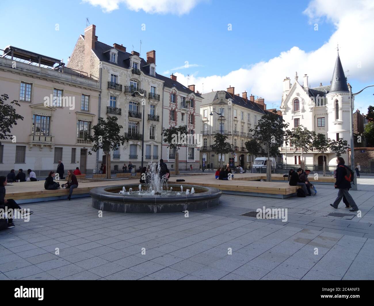 Rennes is a very beautiful and liveable city. Center architecture and ...