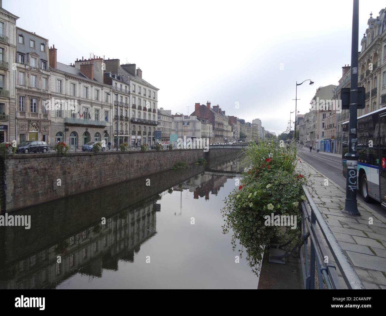 Rennes is a very beautiful and liveable city. Center architecture and ...