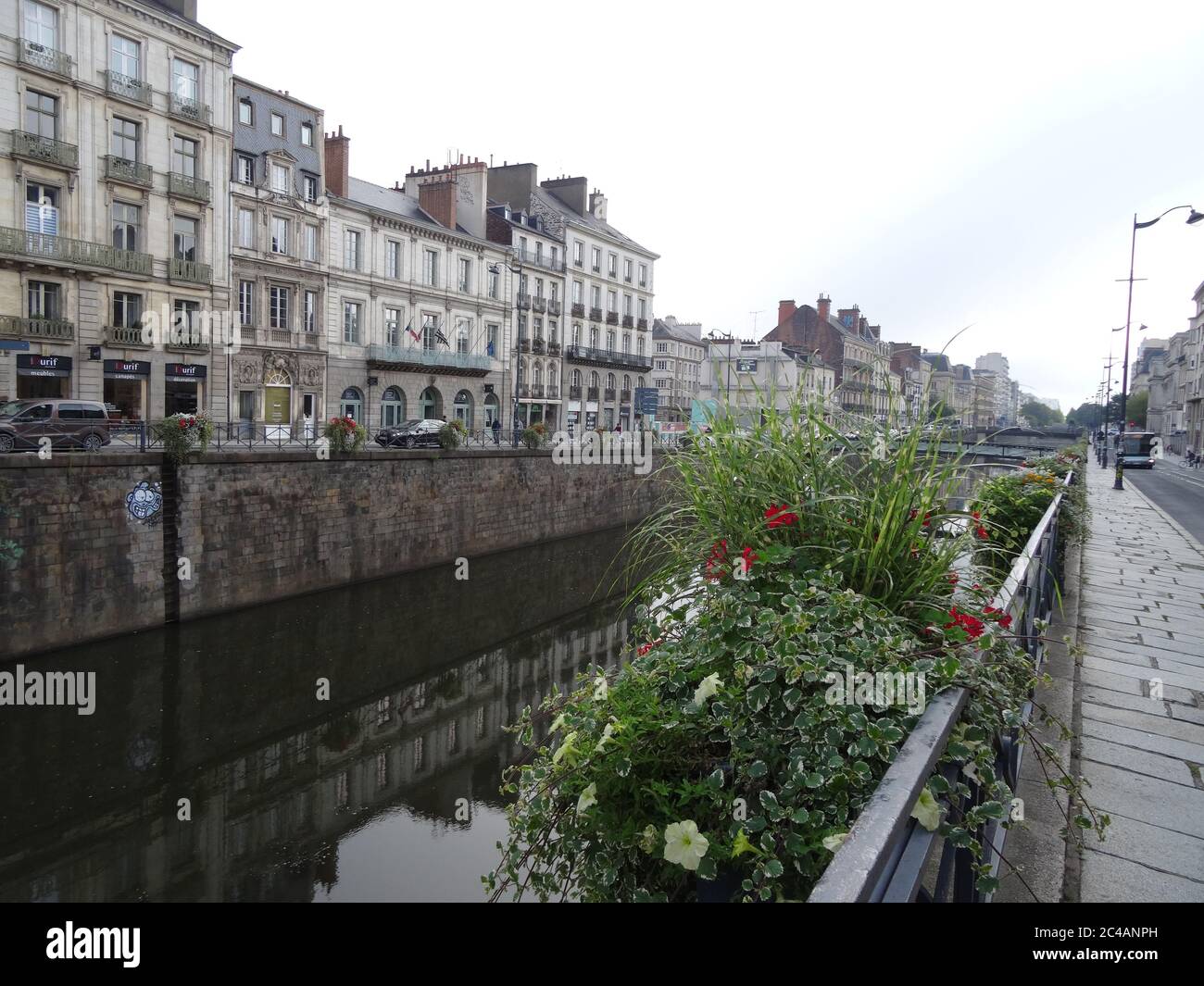 Rennes is a very beautiful and liveable city. Center architecture and ...