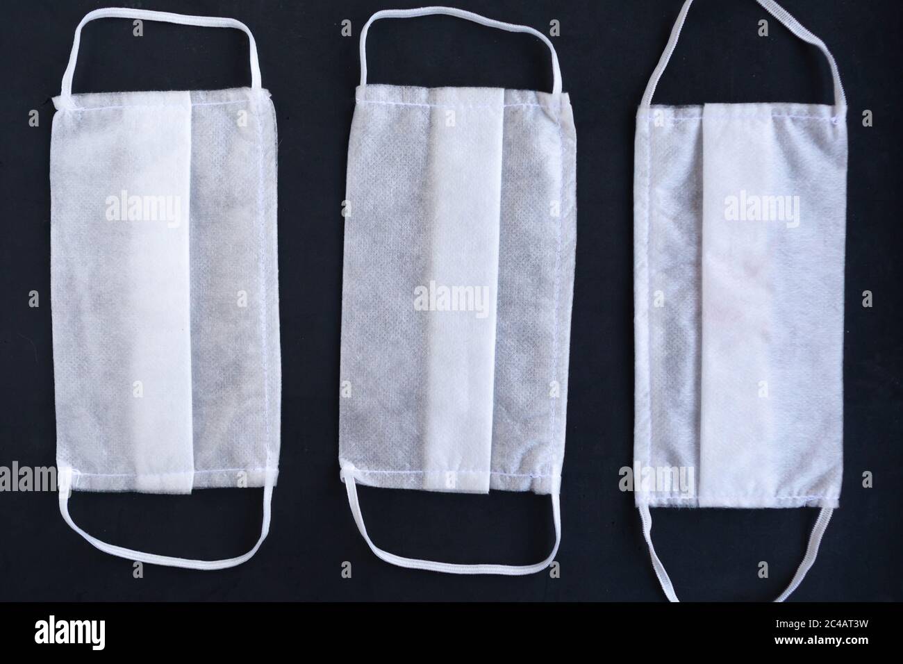 Three medical breathing masks hi-res stock photography and images - Alamy
