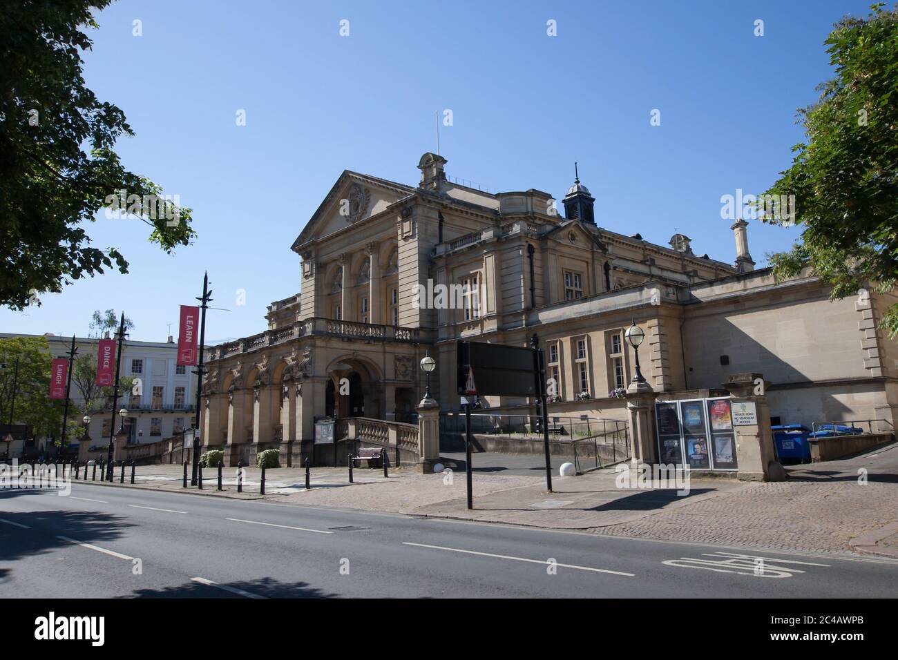Cheltenham Town Hall in Cheltenham, Gloucestershire in the UK Stock