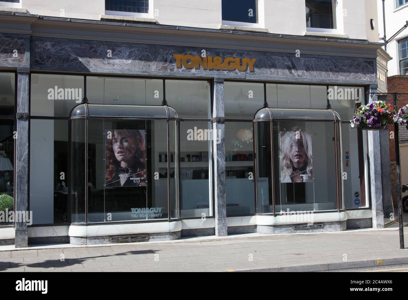 The Toni and Guy hairdressing salon in Cheltenham, Gloucestershire in the UK Stock Photo