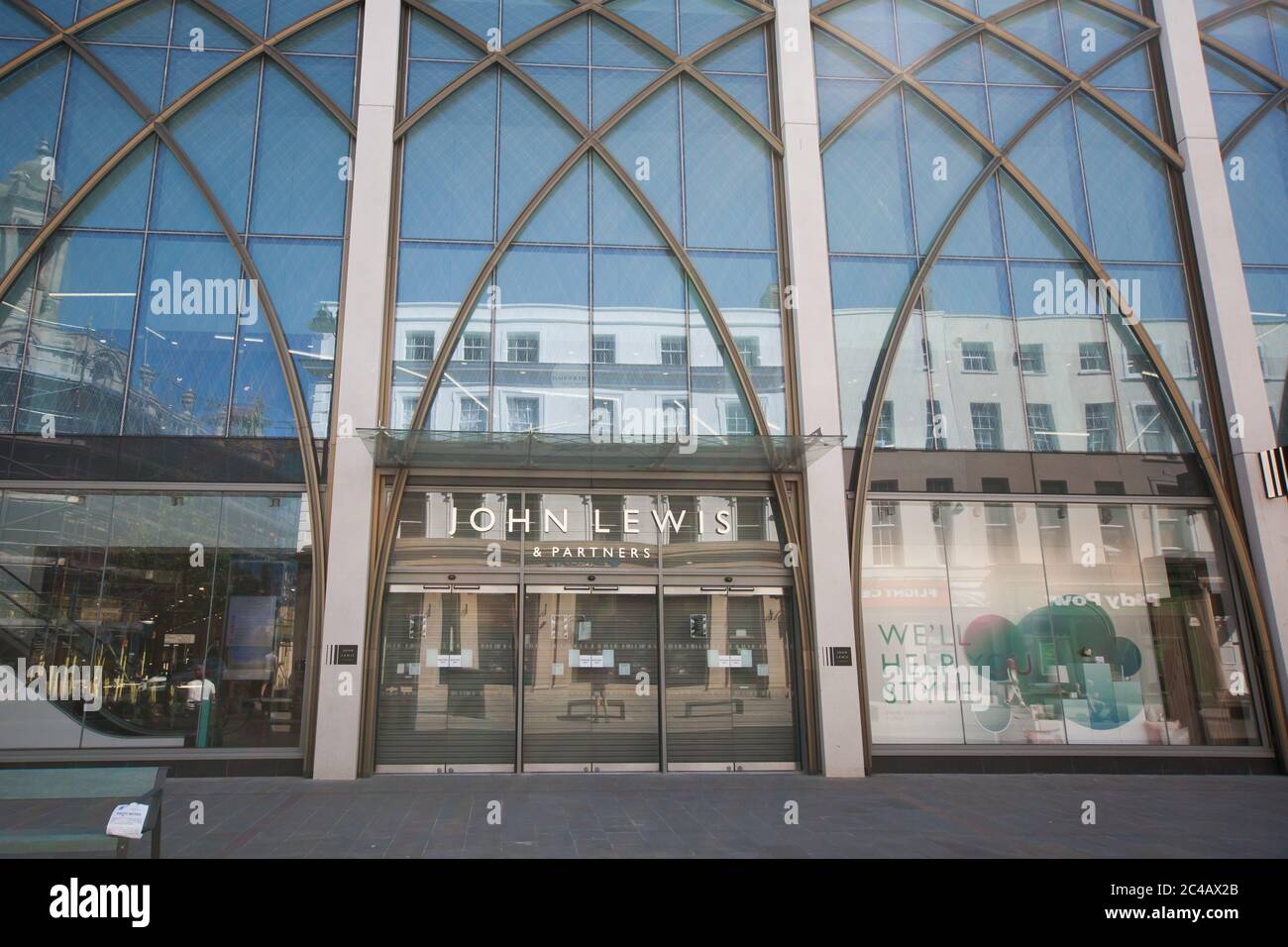 The John Lewis and Partners Department store in Cheltenham, Gloucestershire in the UK Stock Photo