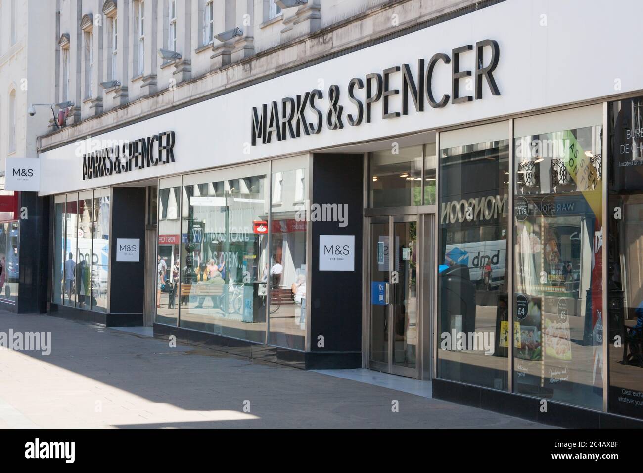 The Marks & Spencer department store in Cheltenham, Gloucestershire in the UK Stock Photo