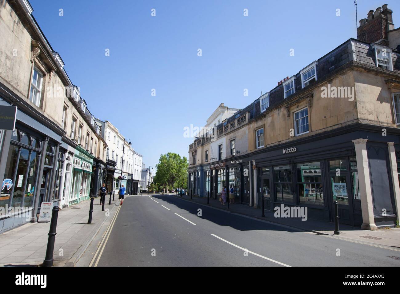 Views of shops on Montpellier Street in Cheltenham, Gloucestershire in the UK Stock Photo Alamy